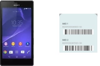 Come vedere il codice IMEI su Xperia T3 3G