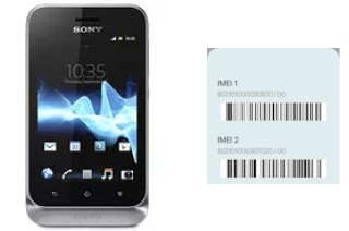 Come vedere il codice IMEI su Xperia tipo dual