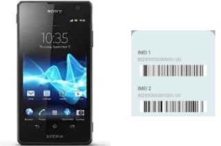 Come vedere il codice IMEI su Xperia TX