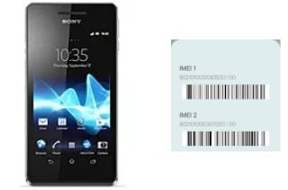 Come vedere il codice IMEI su Xperia V