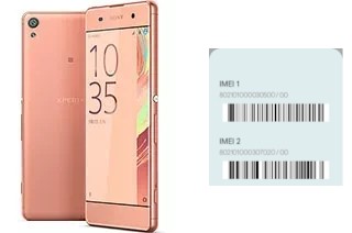 Come vedere il codice IMEI su Xperia XA