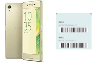 Come vedere il codice IMEI su Xperia X