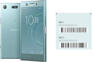 Come vedere il codice IMEI su Xperia XZ1 Compact