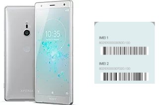 Come vedere il codice IMEI su Xperia XZ2