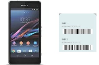 Come vedere il codice IMEI su Xperia Z1 Compact