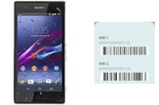 Come vedere il codice IMEI su Xperia Z1s