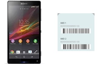 Come vedere il codice IMEI su Xperia ZL