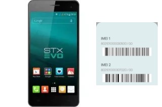 Come vedere il codice IMEI su STX EVO