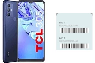 Come vedere il codice IMEI su TCL 305