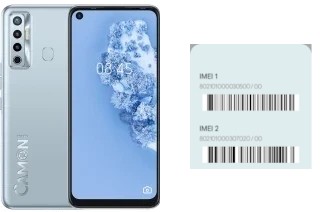 Come vedere il codice IMEI su Camon 17 Lite