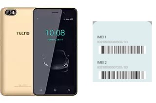 Come vedere il codice IMEI su Tecno F2