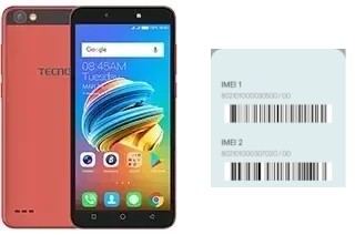 Come vedere il codice IMEI su Tecno F3