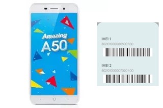 Come vedere il codice IMEI su Amazing A50