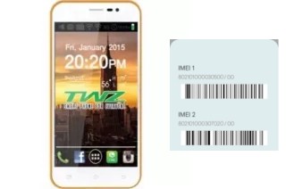 Come vedere il codice IMEI su TWZ QQ1