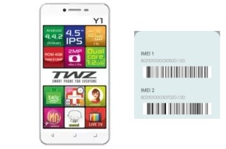 Come vedere il codice IMEI su TWZ Y1