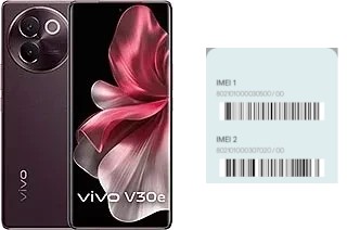 Come vedere il codice IMEI su V30e