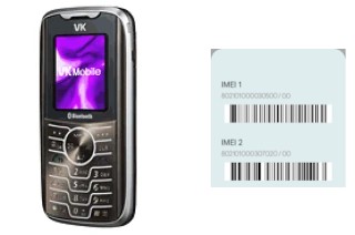 Come vedere il codice IMEI su VK2020