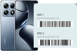 Come vedere il codice IMEI su 14T Pro