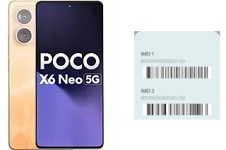 Come vedere il codice IMEI su Poco X6 Neo