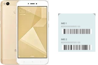 Come vedere il codice IMEI su Redmi 4 (4X)