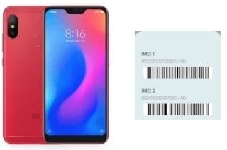 Come vedere il codice IMEI su Redmi 6 Pro