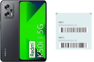 Come vedere il codice IMEI su Redmi K50i