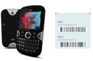 Come vedere il codice IMEI su Moda YZ600