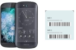 Come vedere il codice IMEI su YotaPhone 2