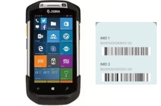 Come vedere il codice IMEI su TC70X