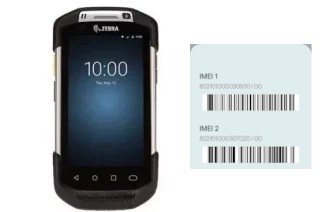 Come vedere il codice IMEI su TC75