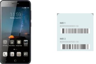 Come vedere il codice IMEI su Blade A612