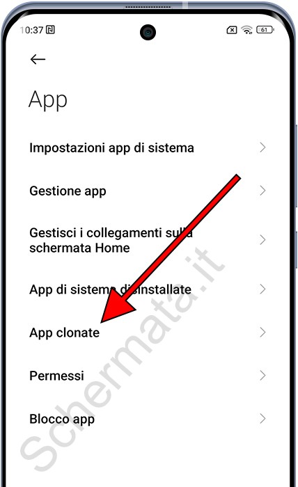 App clonate su Xiaomi