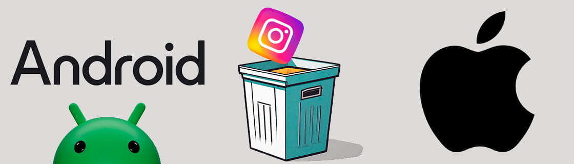 Elimina l'account Instagram