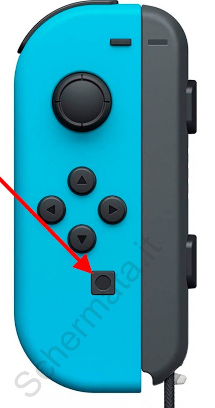 Pulsante di condivisione del controller Joy-Con