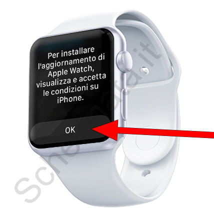 Avviso sui termini di Apple Watch