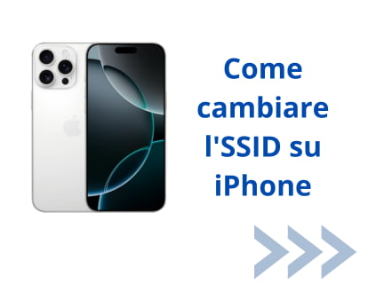 Come cambiare l'SSID su iPhone