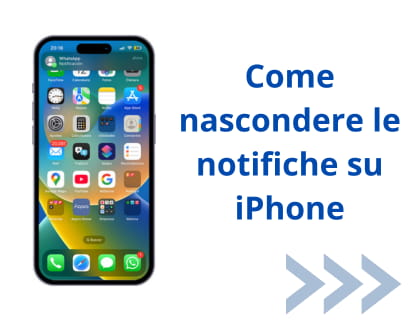 Come nascondere le notifiche su iPhone