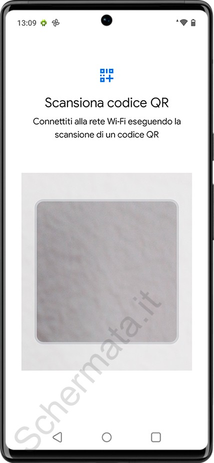 Connettiti a una rete Wi-Fi utilizzando un codice QR su Andr