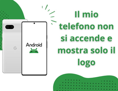 Il mio telefono non si accende e mostra solo il logo