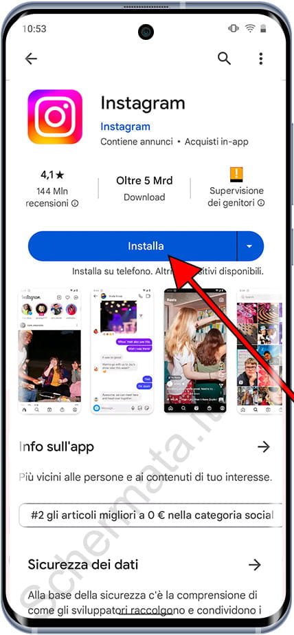 Installa Instagram