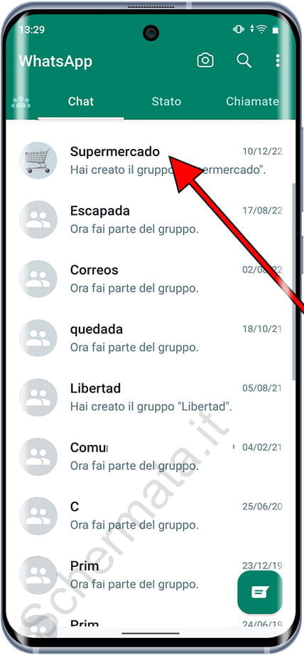 Apri conversazione su WhatsApp