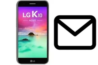 Configurare la posta elettronica su LG K10 Novo