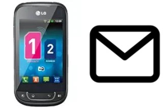 Configurare la posta elettronica su LG Optimus Net Dual