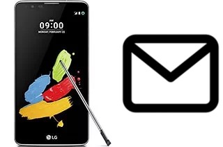 Configurare la posta elettronica su LG Stylus 2