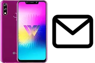 Configurare la posta elettronica su LG W10