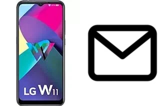 Configurare la posta elettronica su LG W11