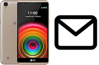 Configurare la posta elettronica su LG X power