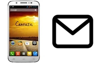 Configurare la posta elettronica su Micromax A119 Canvas XL