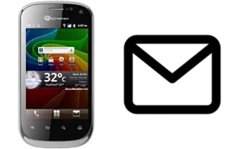 Configurare la posta elettronica su Micromax A75