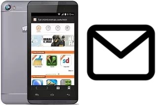 Configurare la posta elettronica su Micromax Canvas Fire 4 A107